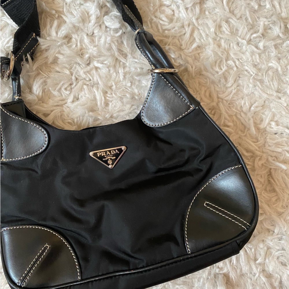 PRADA- vintage nylon shoulder bag